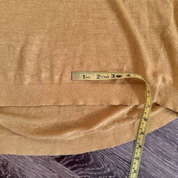 Poetry Golden Yellow Linen top - Picture 7 of 9